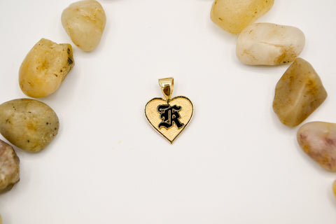 Heart Initial Pendant