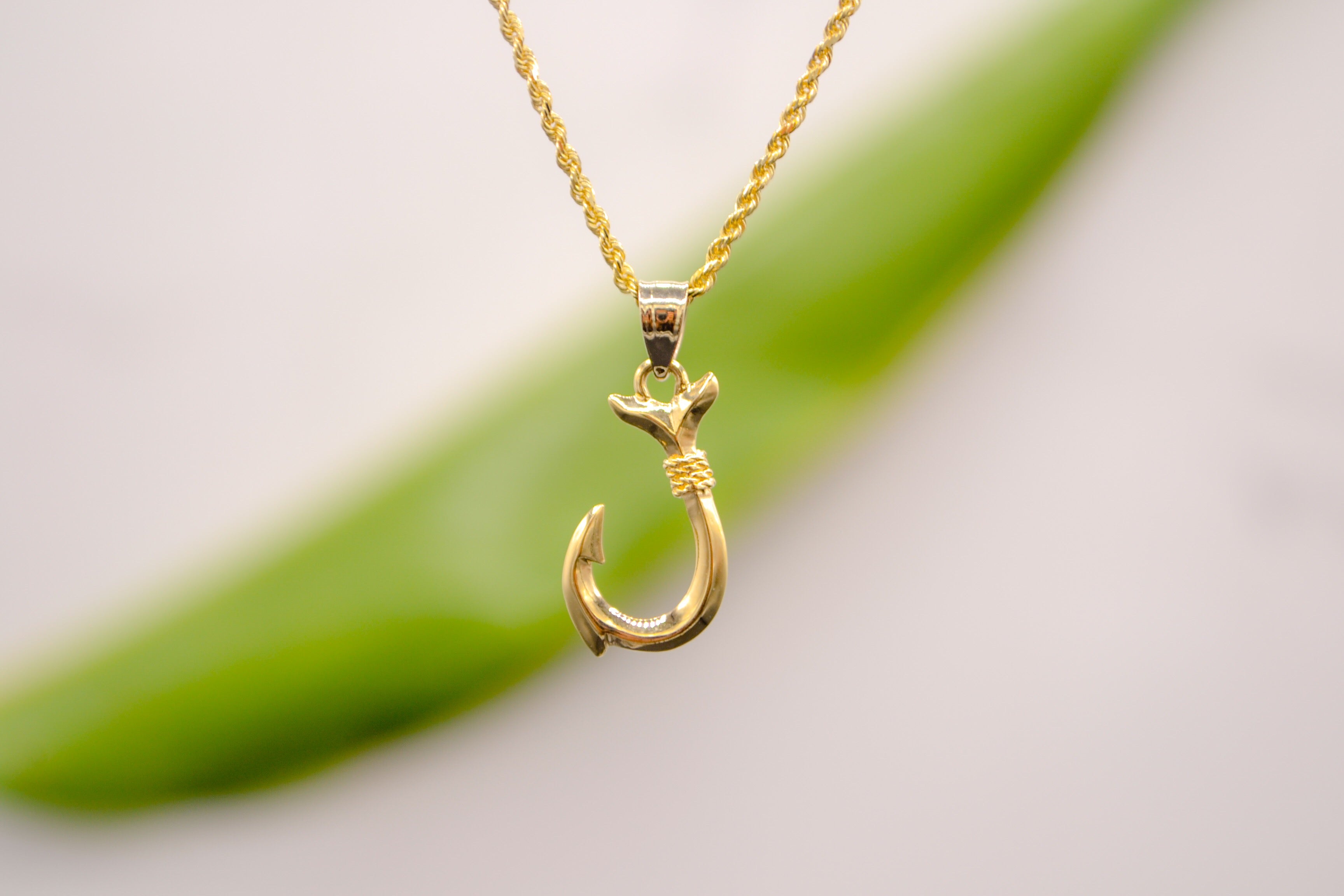 Fish Hook Pendant Small