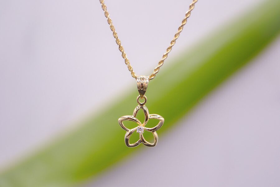 Plumeria Pendant